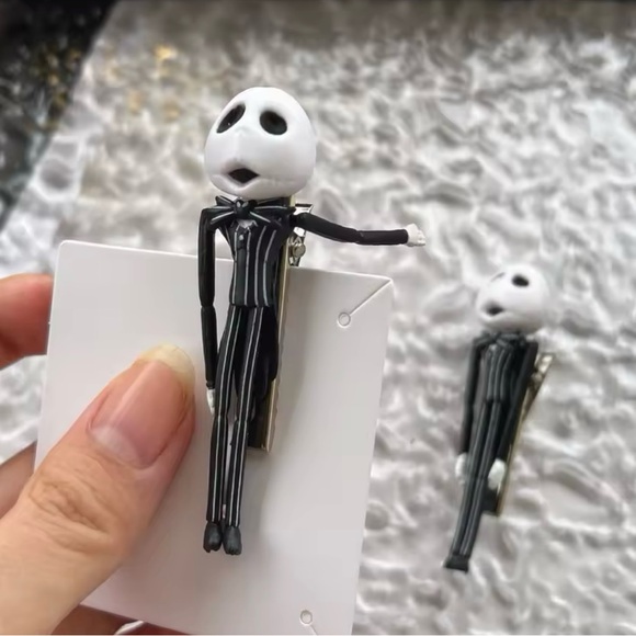 New Nightmare Before Christmas Hair Clips Character Jack Hair Accessories - Picture 4 of 4
